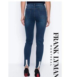 Frank Lyman High Waist Stretch Skinny Embellished Jeans​​​​​​​​